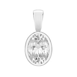 SILVER SWAROVSKI PENDANT