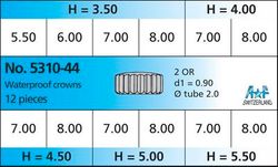 SET OF 12 LARGE STEEL W/P CROWNS 200 TUBE