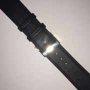 22MM BLACK BULLNAPPA LEATHER STRAP (372R)