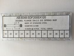 SET OF 120 S/STEEL SP/BARS - DIA. 2.00MM