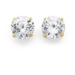 9CT GOLD C/Z STUDS