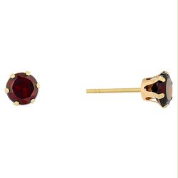 9CT GOLD GARNET STUDS