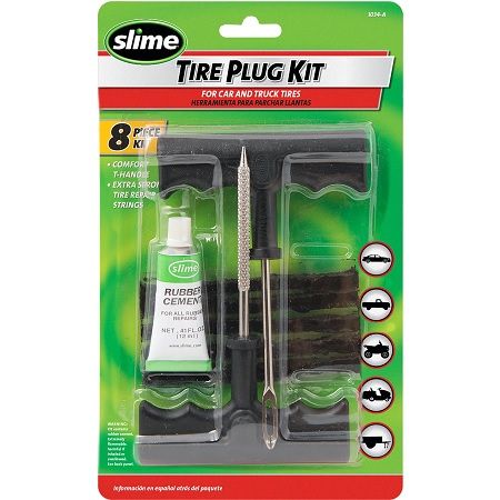 Slime Medium Tire Plug Kit with Glue