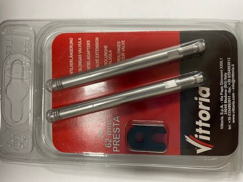 Vitt Valve Ext 62mm Silver alloy (2 pcs)