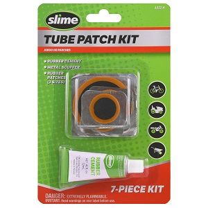 Slime Rubber Tube Patch Kit C/W Glue