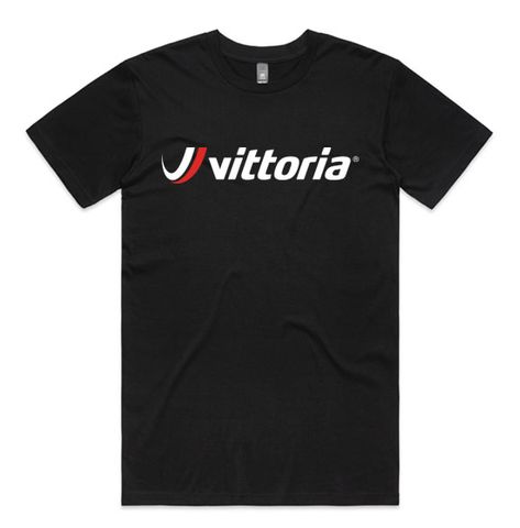 Vittoria T-Shirt Unisex Black Medium