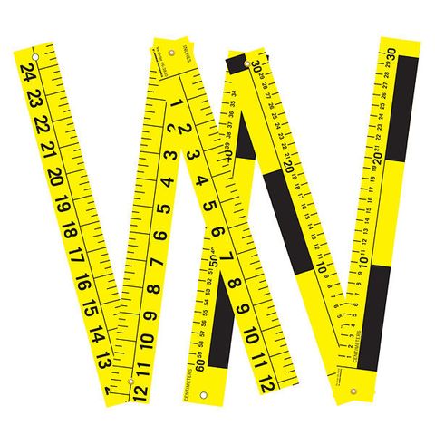 3 Part Folding Scale Metric