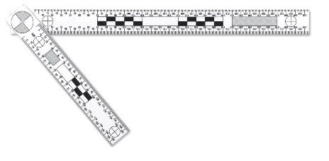 L Reference Scale Hinged