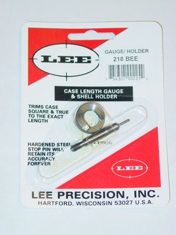 218 Bee Case Length Gauge