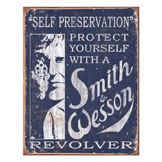 Tin Sign - Self Preservation