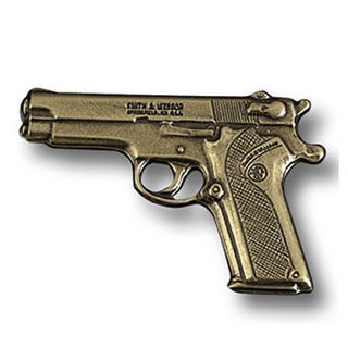 S&W Belt Buckle - Brass Eagle