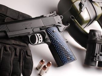 S&W 1911 Govt Tactical Panel Elite II - Night Blue G10