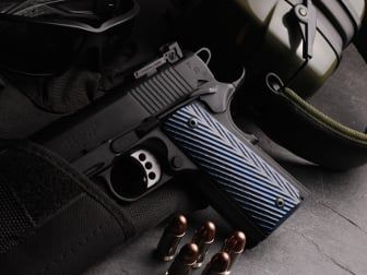 1911 Govt Tactical Panel - Diagonals Night Blue G10