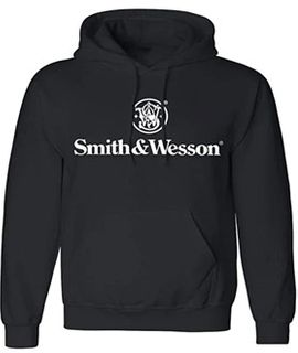 S&W Logo Hoodie - Black - 2XL