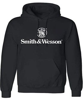 S&W Logo Hoodie - Black - 2XL