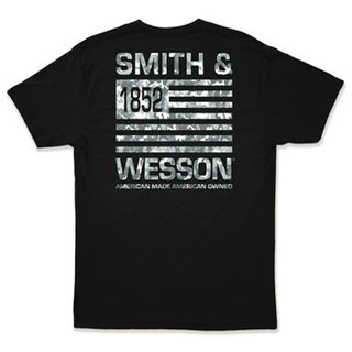 S&W Camo Filled American Flag T - 2XL