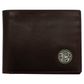 S&W Mens Genuine Leather Bifold Wallet - Brown