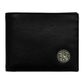 S&W Mens Genuine Leather Bifold Wallet - Black