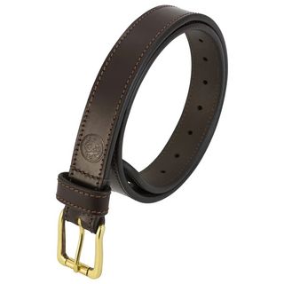 S&W Genuine Leather Belt 46-48 Inch - Brown