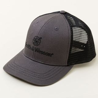 Smith & Wesson® Two-Tone Charcoal Grey & Black Trucker Cap