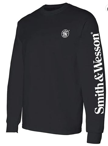 S&W Sleeve Long Sleeve Tee Black - 2X