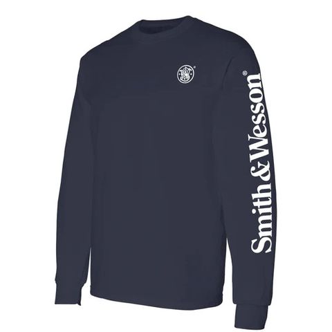 S&W Sleeve Long Sleeve Tee Navy - 2X