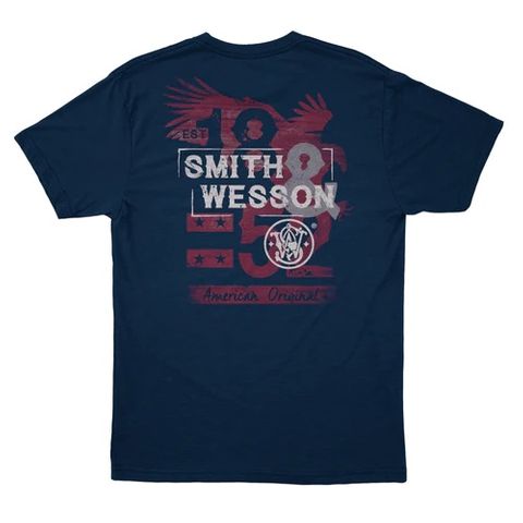 S&W® 1852 American Original Premium Tee in Navy - 2XL