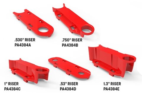Lee Moulded Parts Risers suit APP Press