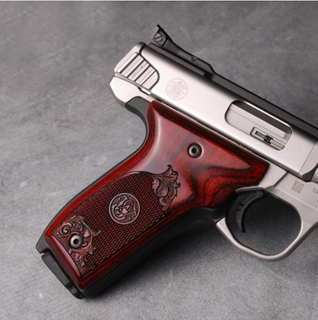 S&W 22 Victory Super Rosewood Classic Panel