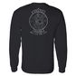 S&W Trade Mark Back Print Long Sleeve Tee in Black - L