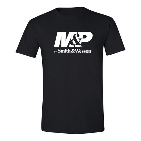 M&P (by Smith & Wesson) Authentic Logo Tee - Black - LG