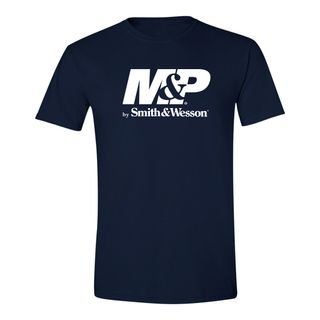 M&P (by Smith & Wesson) Authentic Logo Tee - Navy - 2XL