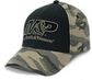 S&W M&P Two Tone Logo 6 Panel Washed Twill Camo / Black