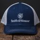 S&W Two Tone Blue / Grey Trucker Cap