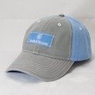 S&W Ladies Grey/Blue Heavy Wash Stacked Logo Label