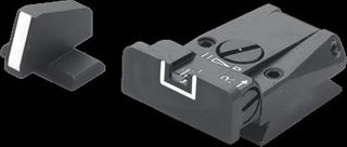 H&K H&K P7 w/- dovetail >17 mm (White Outline)