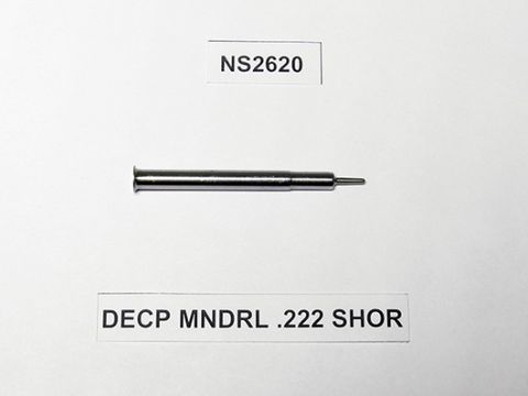 Decap Mandrel .222 Short