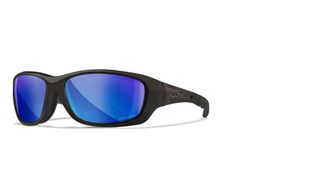 Wiley X Gravity | Captivate Polarised Blue Mirror Lens Black