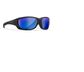 Wiley X Gravity | Captivate Polarised Blue Mirror Lens Black