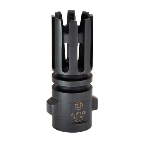 Gemtech Quickmount 5.56 Carbon Cutting Flash Hider, 1/2-28