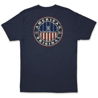 S&W American Original 1852 Mens Premium S/S Tee - Navy - XL