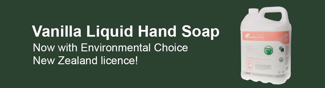 Vanilla Liquid Hand Soap now has the Environmental Choice NZ Licence!