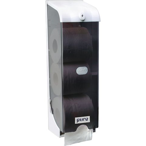 TRIPLE TOILET ROLL DISPENSER