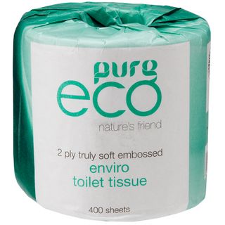 PUREECO TOILET TISSUE 2PLY 400SHEET(48ROLL)