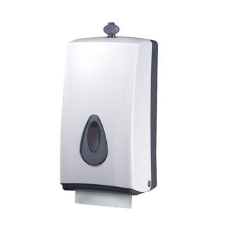 INTERLEAVED TOILET TISSUE DISPENSER WHITE