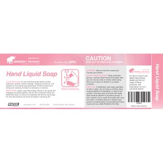 GREEN RHINO® HALF LABEL HAND LIQUID SOAP