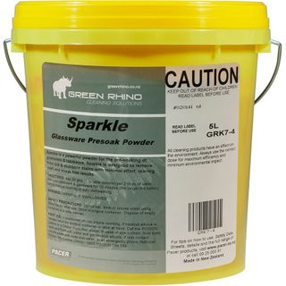 GREEN RHINO® SPARKLE GLASSWARE PRE-SOAK POWDER