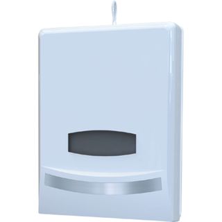 HAND TOWEL DISPENSER WHITE SLIMLINE