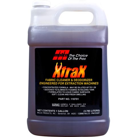 MALCO XTRAX™ FABRIC CLEANER & DEODORIZER 3.78L