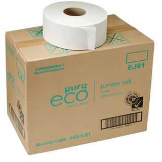 JUMBO TOILET ROLLS 1 PLY 500M